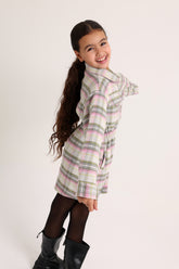 Classy Wool Pink Dress